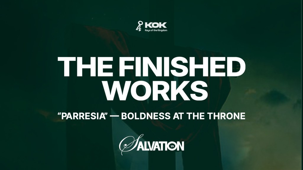 “Parresia” — Boldness at the Throne
